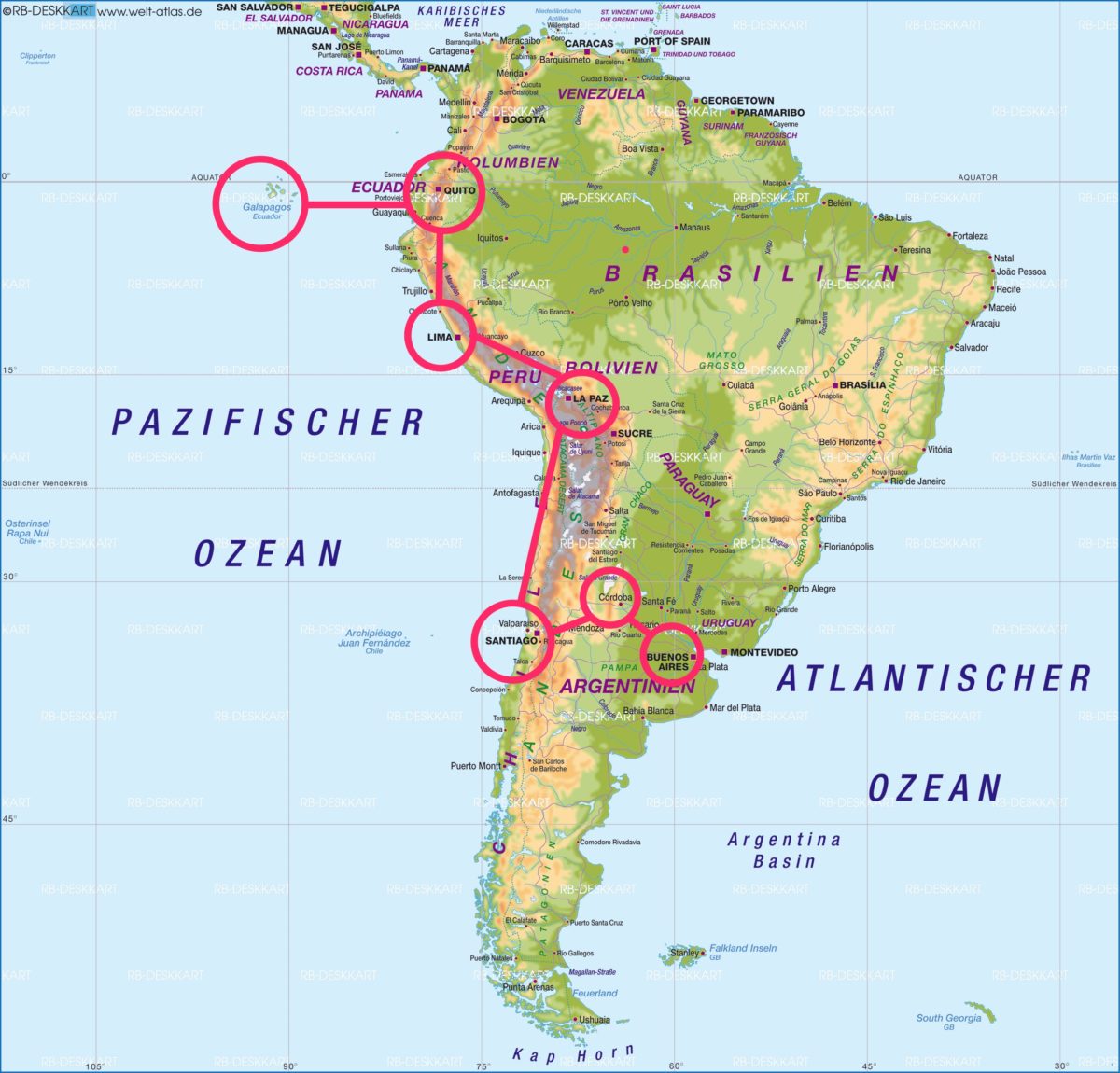 alt='south america, itinerary, 2017'