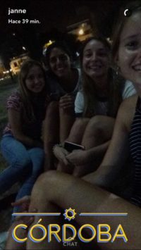 Walking in Parque Sarmiento in Argentina