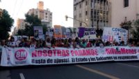 International women's day in Cordoba in Argentina